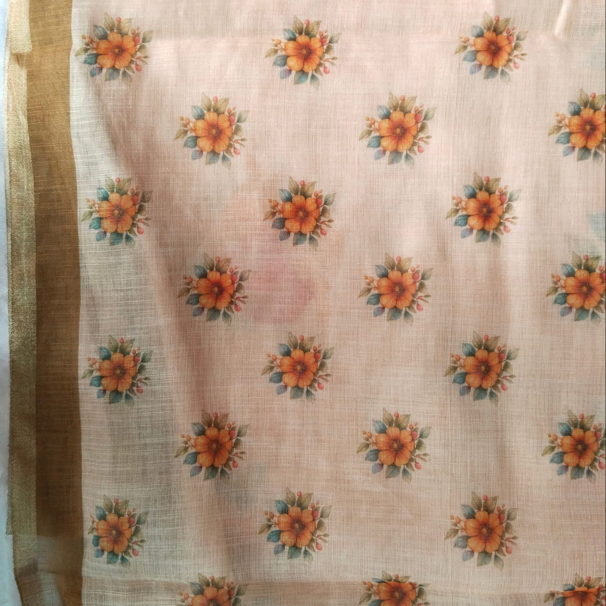 Linen Cotton Saree
