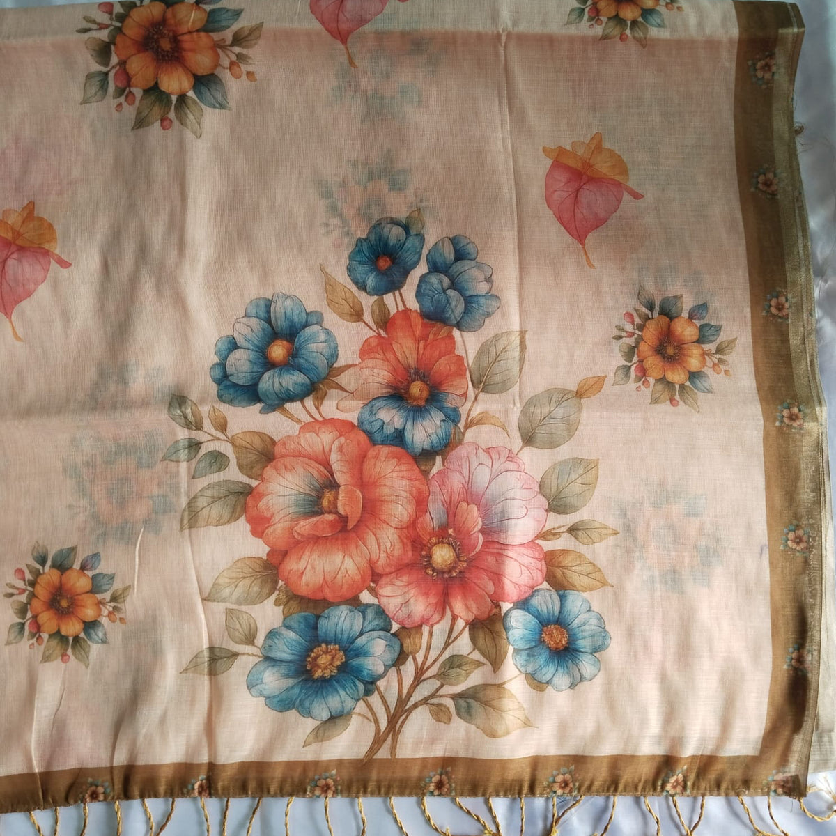 Linen Cotton Saree