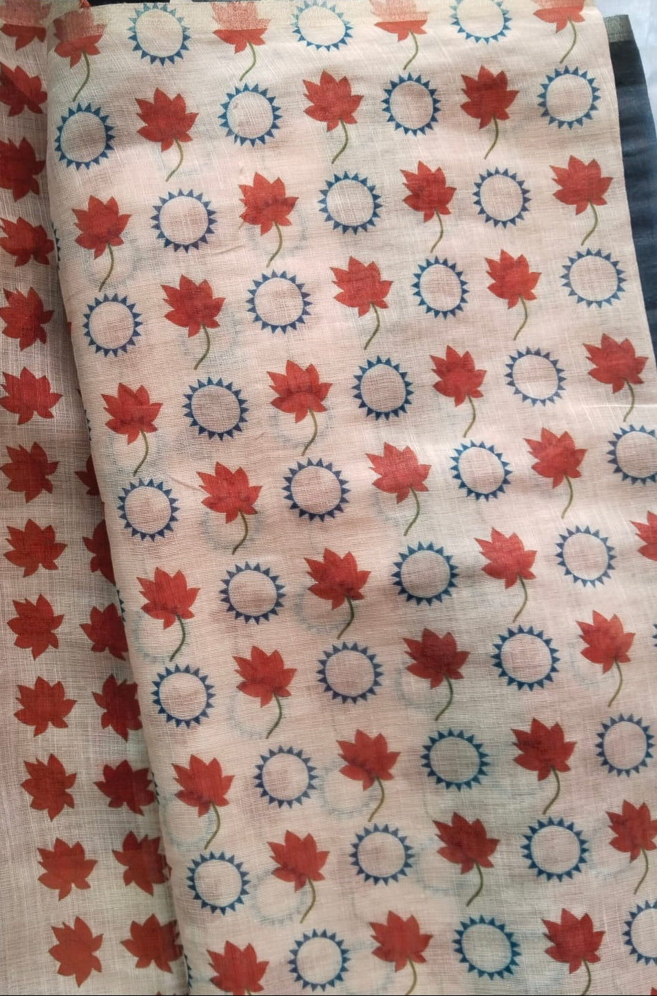 Linen Cotton Saree