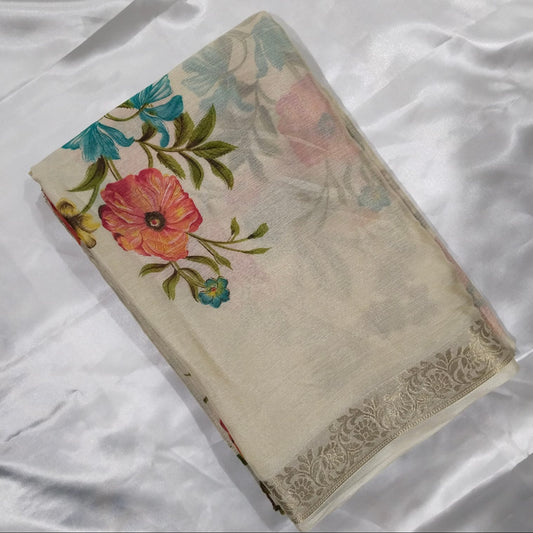 Chinnon Digital Print Saree
