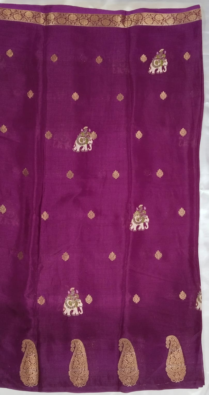 Chinnon Print Saree