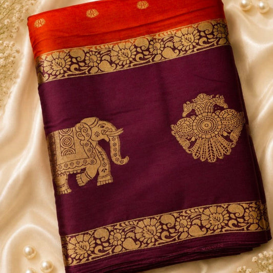 Mysore Crepe Saree
