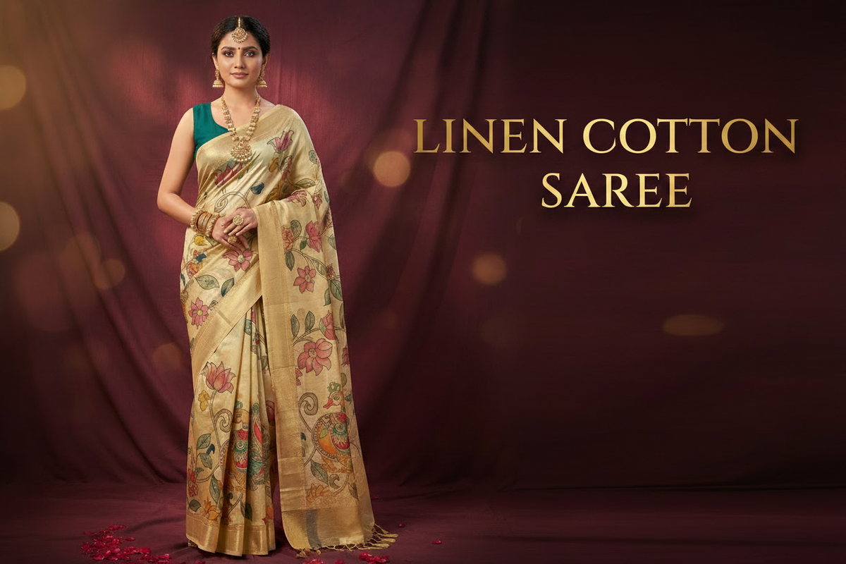 Linen Cotton Saree Banner